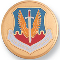 7/8" Etched Enameled Medal Insert (Air Combat Command)
